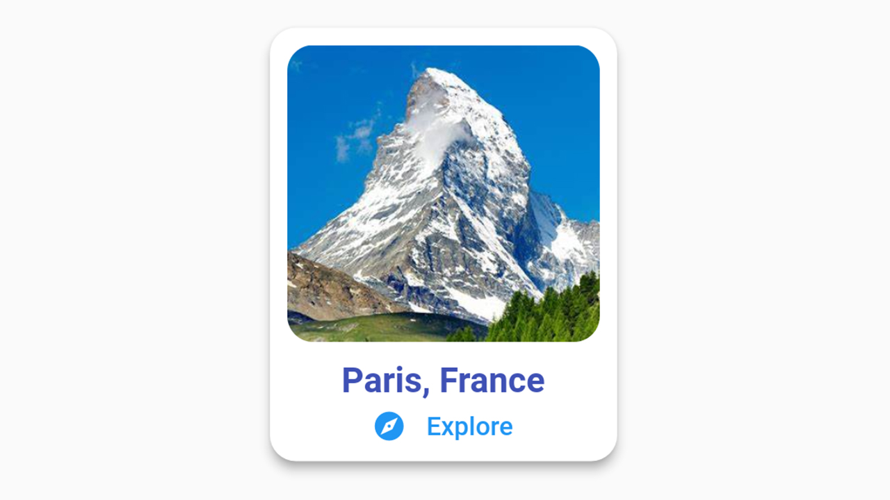 Info Card preview